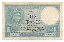 10 Francs Banknote