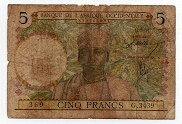 5 Francs Banque de France Banknote