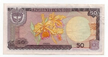 Banknote from Colombia