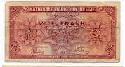 Banknote from Belgium