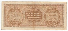 Banknote from Italy