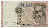 1000 Lire Bank of Italy P109 Banknote