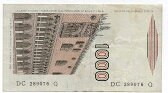 Banknote from Italy