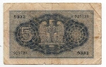 Banknote from Italy