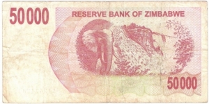 Banknote from Zimbabwe