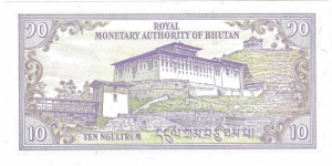 Banknote from Bhutan