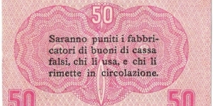 Banknote from Italy