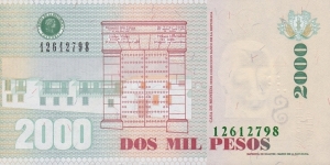 Banknote from Colombia