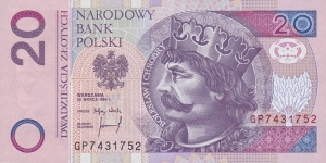 Poland P174a (20 zlotych 25/3-1994) Banknote