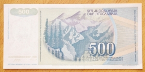 Banknote from Macedonia