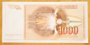 Banknote from Macedonia