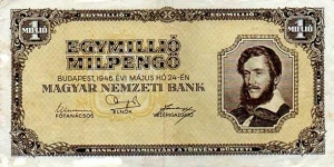 1 Million Pengo Banknote