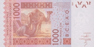 Banknote from West African States