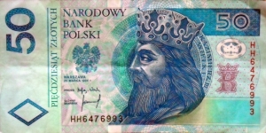 50 złotych 
HH 6476993 Banknote