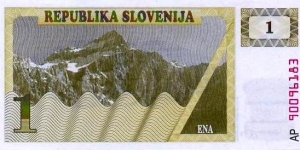 Banknote from Slovenia