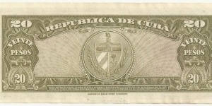 Banknote from Cuba