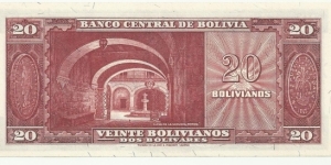 Banknote from Bolivia