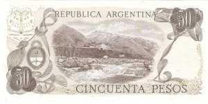 Banknote from Argentina