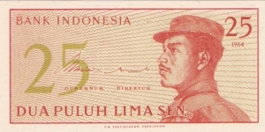 25 Sen Banknote