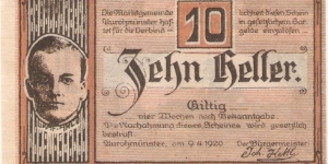 Banknote from Austria