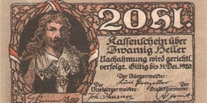 Banknote from Austria