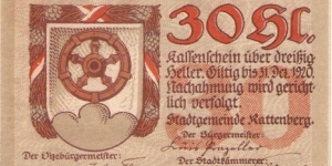 Banknote from Austria