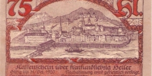 Banknote from Austria