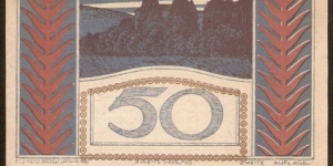 Notgeld Puchenau 50 Heller Banknote