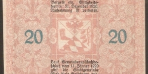 Banknote from Austria