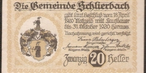 Banknote from Austria