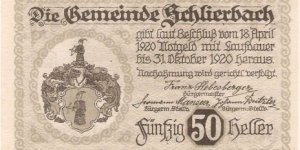 Banknote from Austria