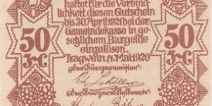 Banknote from Austria