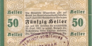 Banknote from Austria