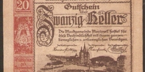 Notgeld Mariazell 20 Heller Banknote