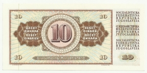 Banknote from Yugoslavia