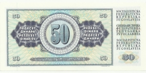 Banknote from Yugoslavia