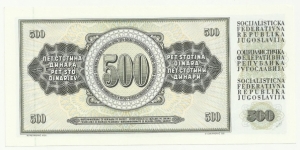 Banknote from Yugoslavia