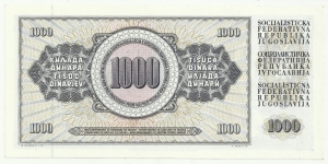 Banknote from Yugoslavia