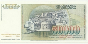 Banknote from Yugoslavia