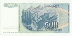 Banknote from Yugoslavia