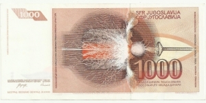 Banknote from Yugoslavia