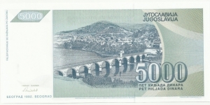 Banknote from Yugoslavia