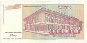 Banknote from Yugoslavia