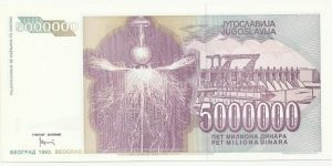 Banknote from Yugoslavia