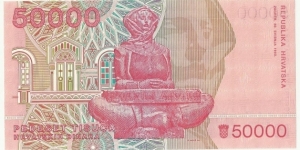 Banknote from Croatia
