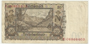 Banknote from Germany