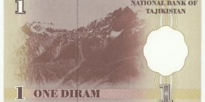 Banknote from Tajikistan