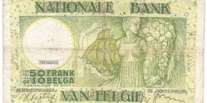 Banknote from Belgium