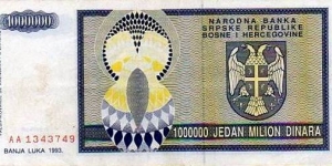 Banknote from Bosnia