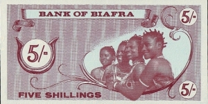 Banknote from Biafra